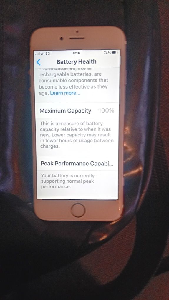 Iphone 6s rose gold