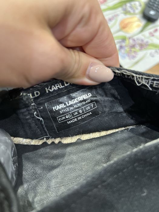 Оригинални еспадрили Karl Lagerfeld