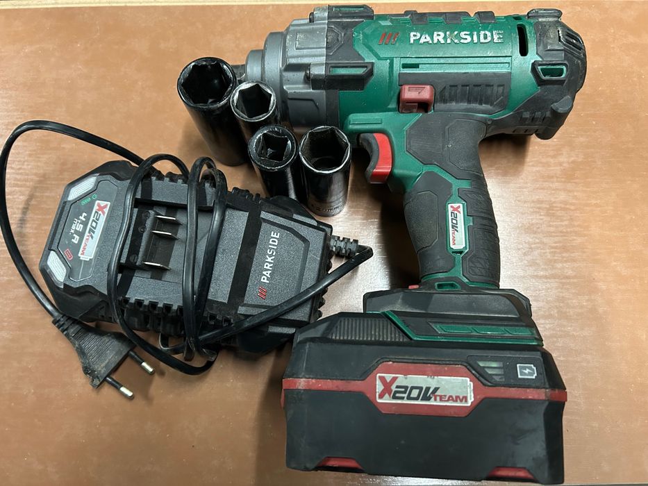 Pistol roți parkside