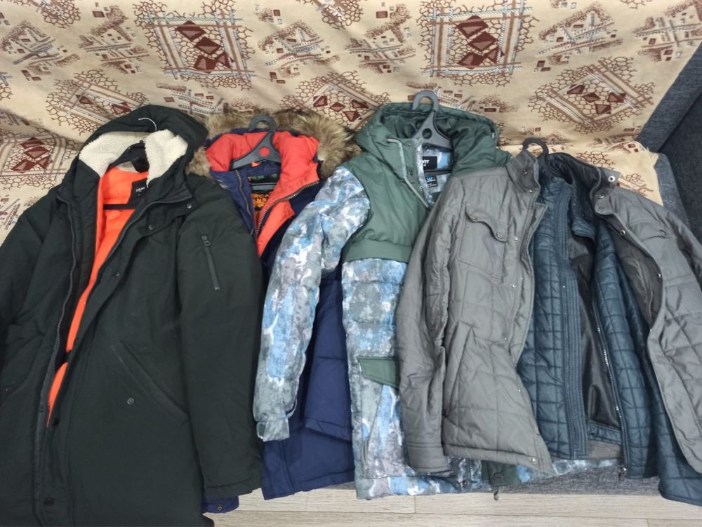 Куртки разные фирменные, разгрузка гардероба