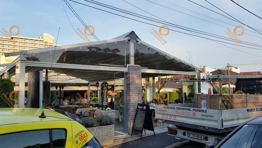 Pergola All-seasons cu membrana PVC motorizată CLUJ