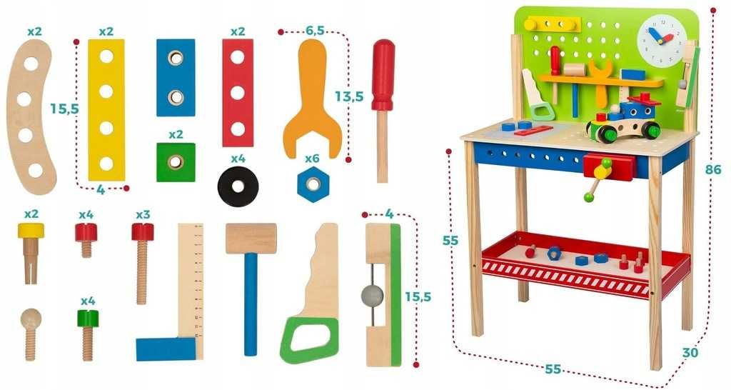 Детска дървена работилница Mini Matters