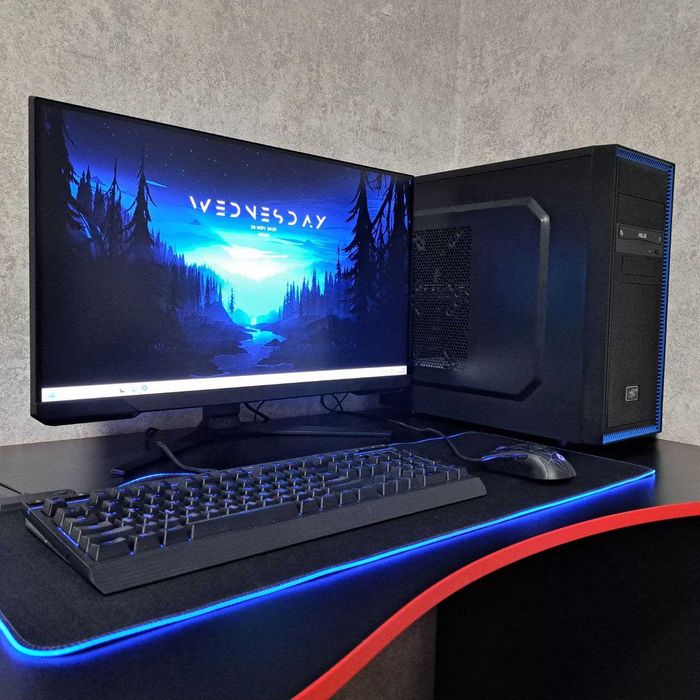 ВЕСЬ КОМПЛЕКТ Игровой компьютер, ПК (Системный блок) с Монитором 144Hz