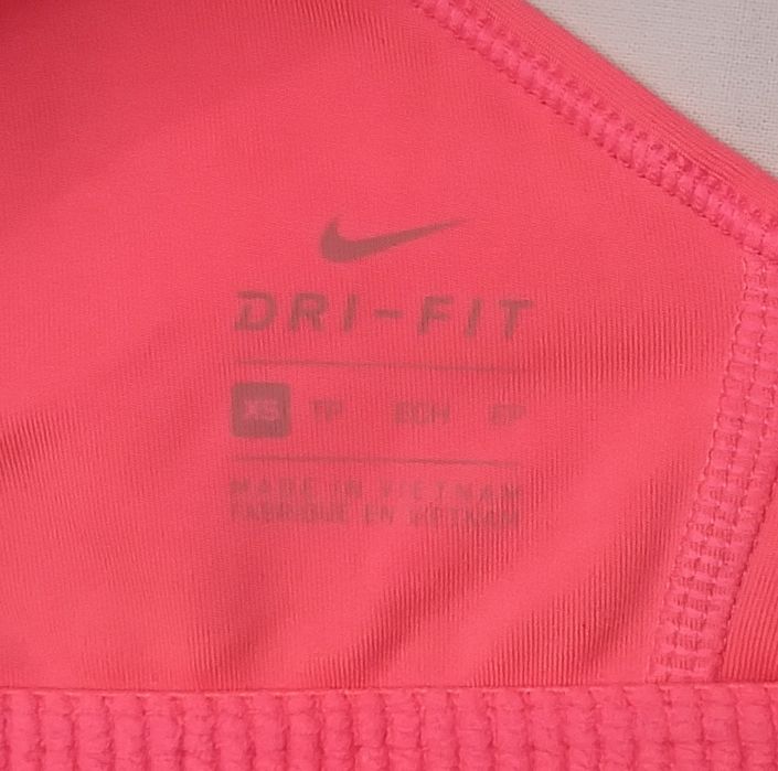 Nike DRI-FIT Padded Bra оригинално бюстие с подплънки XS Найк спорт