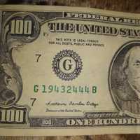 Оригинална 100$ доларова банкнота
