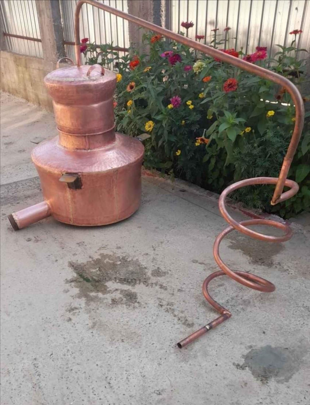 Vand cazane de tuica din cupru alimentar are 100l