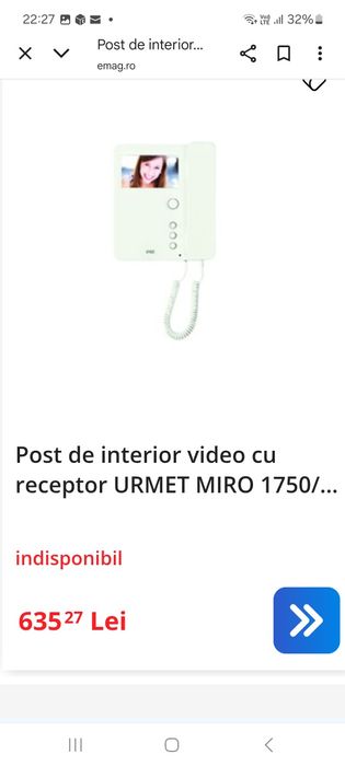 Videointerfon Urmet 1750/1