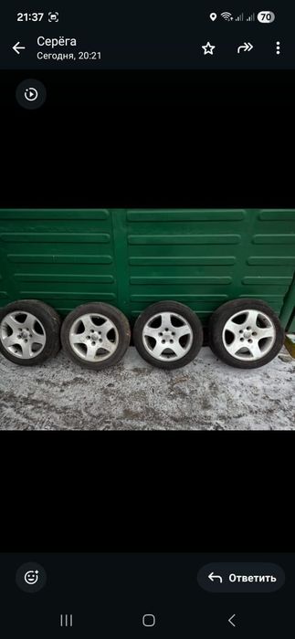 Диски  R 16 на Ауди А4 С5, Ауди 100, А6 С4