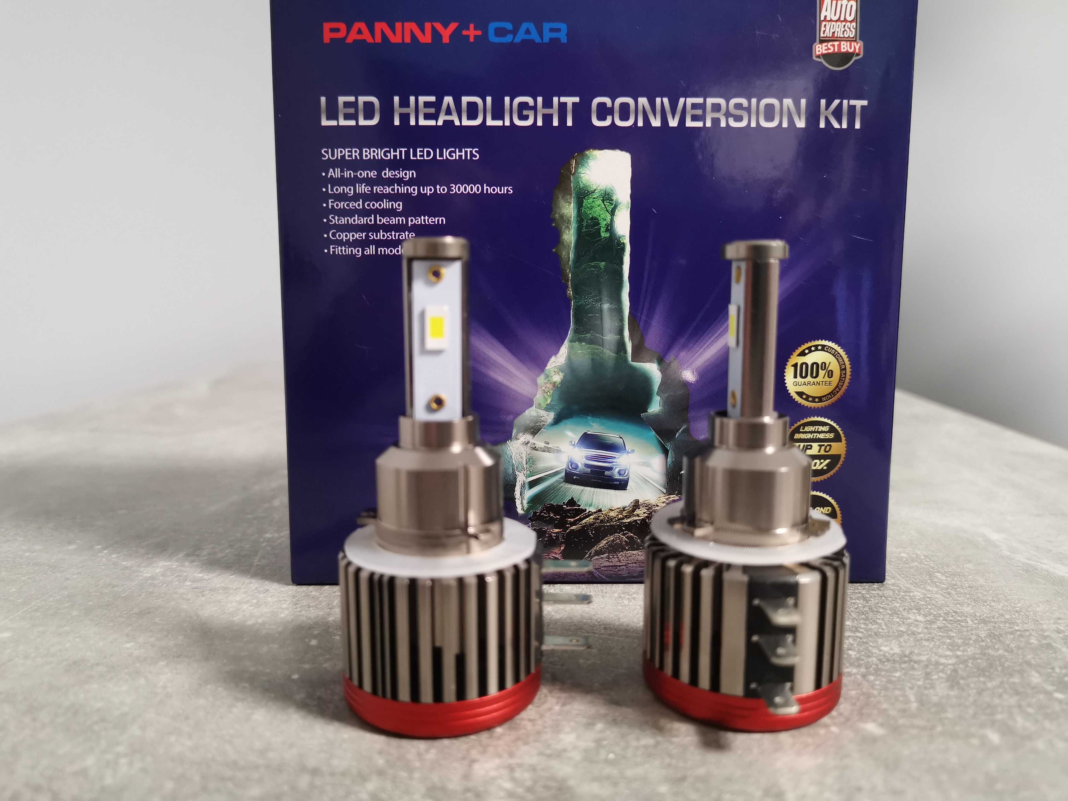 LED крушки за фарове, H1 H7 H4 HB3 HB4  Н15  9-32V 44W 4000LM 6500K