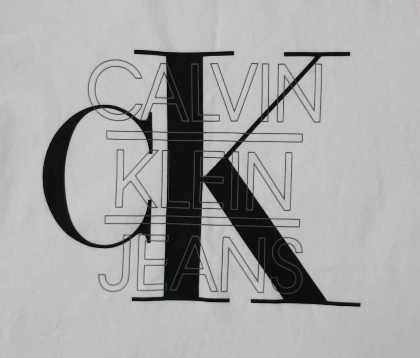 Calvin Klein Jeans T-Shirt оригинална тениска XS памучна фланелка