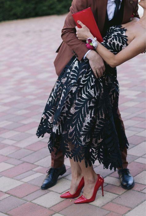 Rochie neagra de dantela