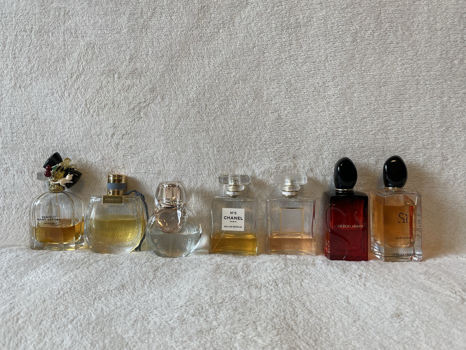 Marc Jacobs Chanel Coco Mademoiselle Bvlgari Omnia Armani Si Passione
