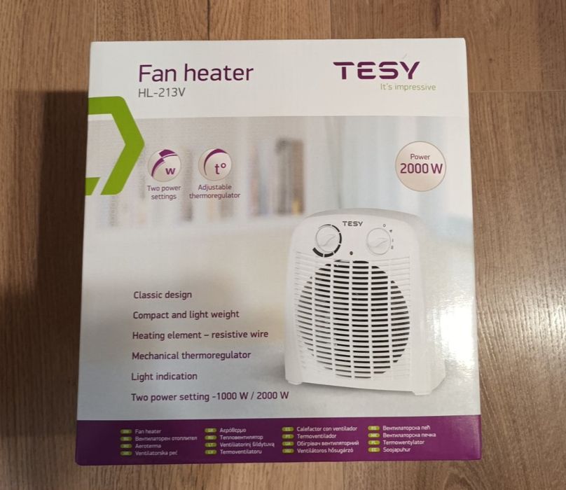 Вентилаторна печка TESY HL 213 V