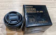 Продавам обектив Yongnuo YN 50mm f/1.8N за Nikon
