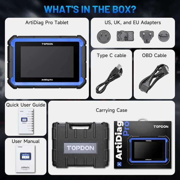 Професионална автодиагностика TOPDON ArtiDiag Pro Car за кола