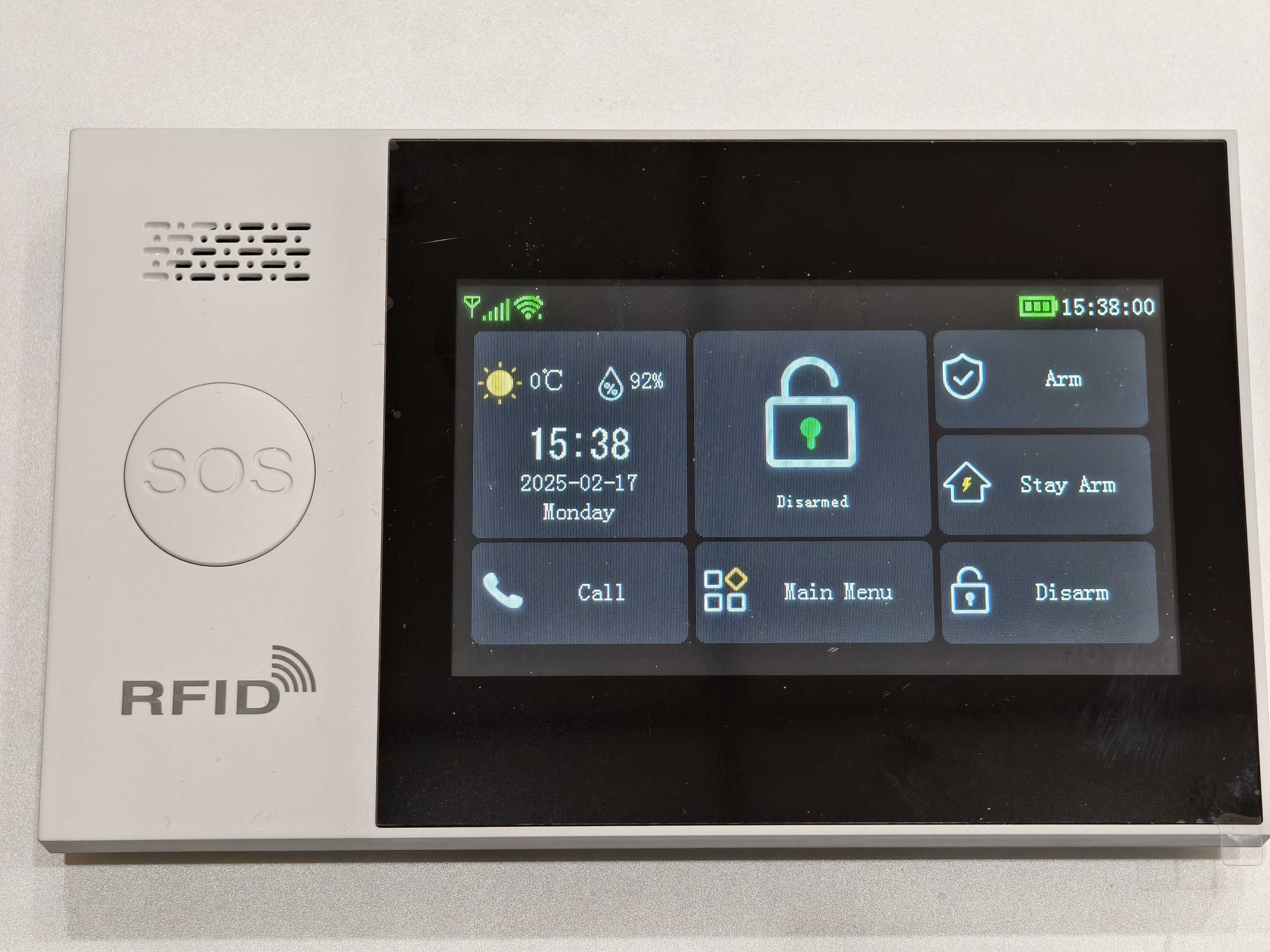 Смарт WiFi, Gsm алармена система за дома Tuya, Smart Life тъчскрийн