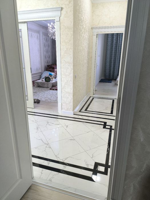 3 х комн квартира Чиланзар 8. Новостройка  6 ой этаж 7 и этажного дома