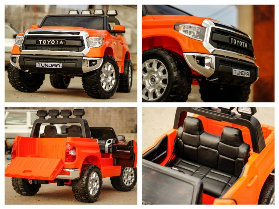 Masinuta electrica pentru 2 Copii, Toyota Tundra 2x45W 12V #Orange