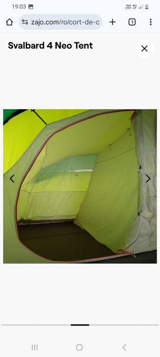 Cort Zajo Svalbard 4 persoane profesional