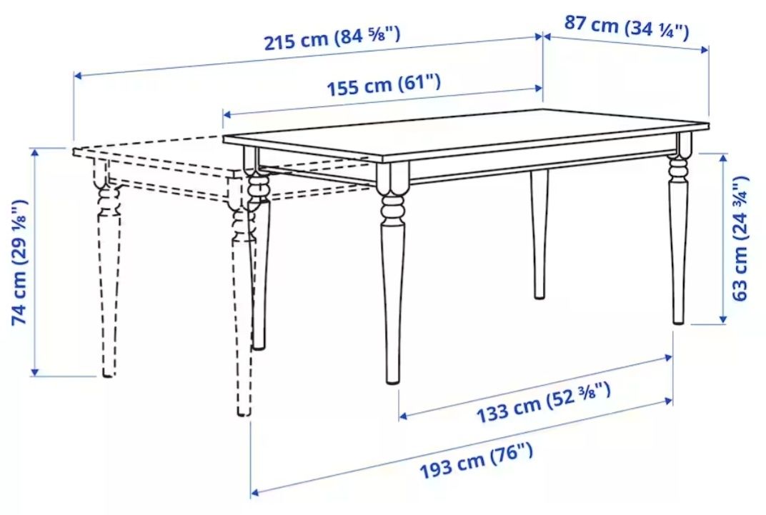 Masa Ikea Igatorp 4 - 6 persoane FARA scaune