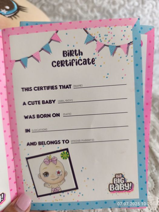 Jucărie interactivă Big Big Baby