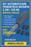 Automatizare poarta batanta 2.5m