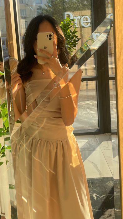 Платье леьнее красивое