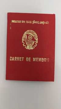 Vând-schimb carnet membru UTC și carnet de evidențiere a pionierului