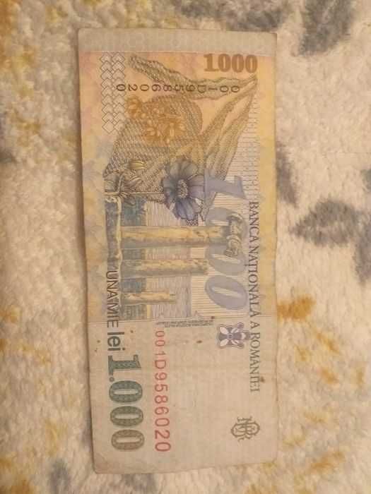 Bancnota 1000 LEI 1998 de colectie