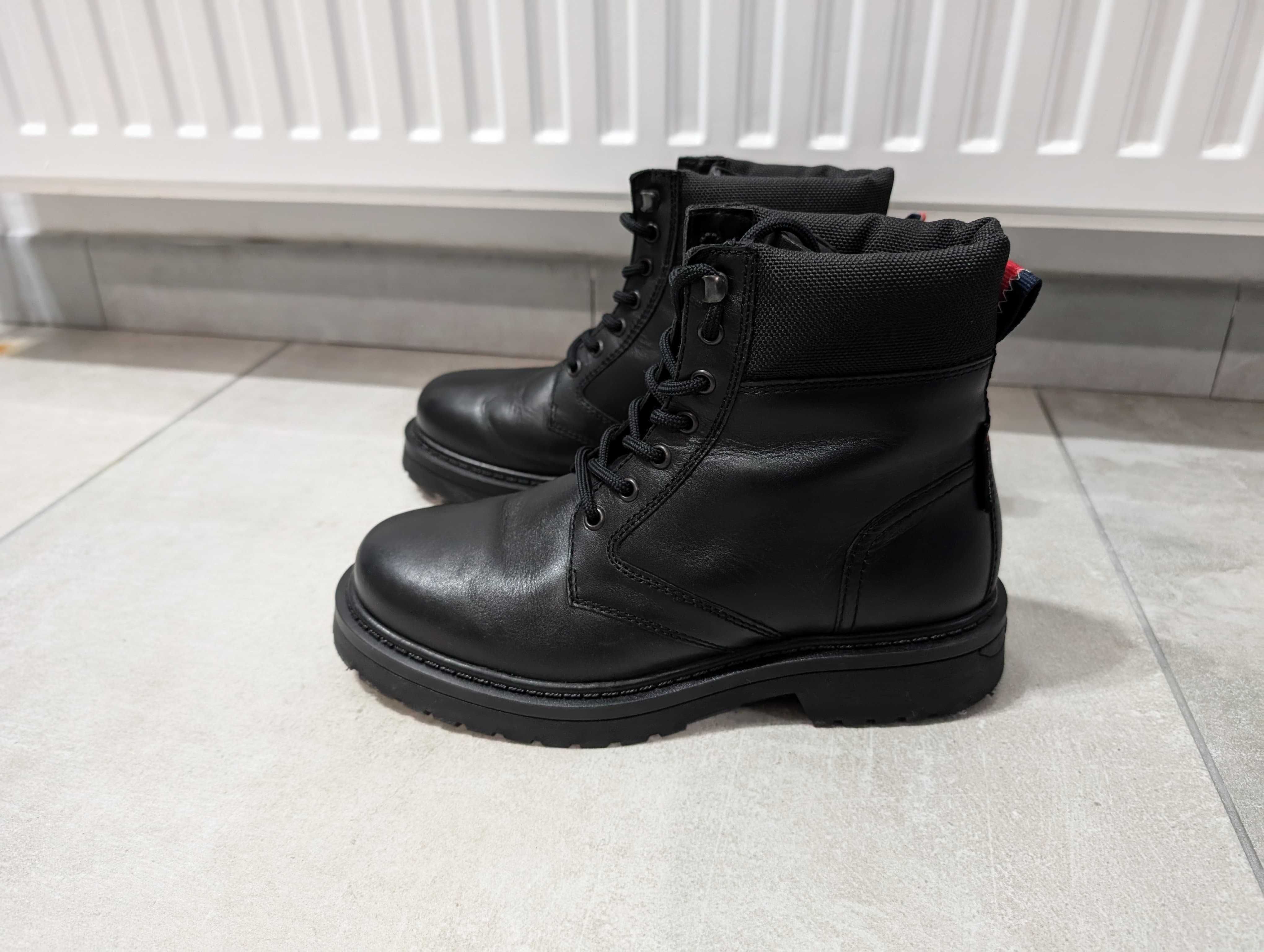 Ghete din piele naturala Tommy Jeans