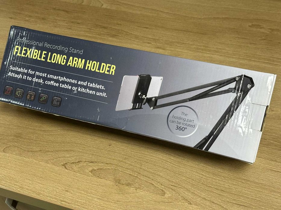 Suport de tabletă de fier cu braț lung rotativ 360 profesionala