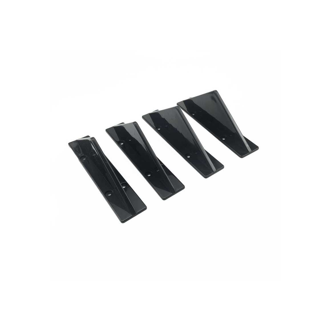 Set ornament splitter pentru bara spate culoare Negru