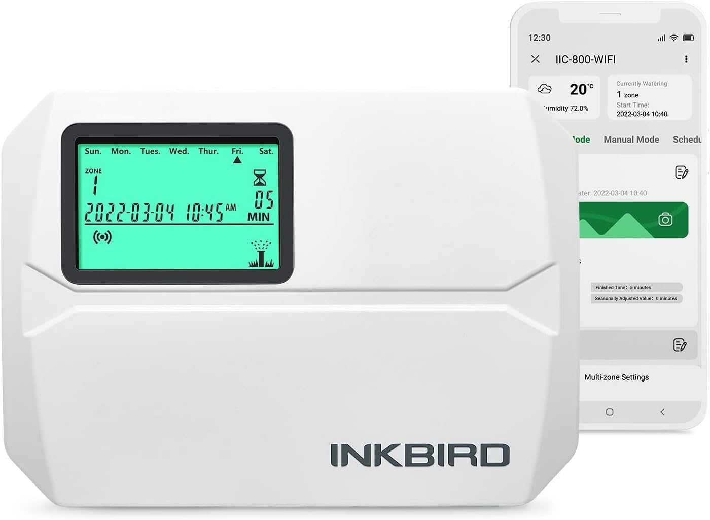 Компютър за напояване, 8-зонов Inkbird IIC-800-WIFI