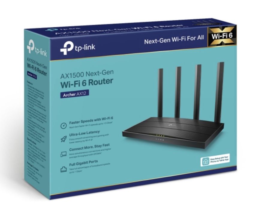 TP-Link AX53 / AX12 / AX10 – stare excelentă