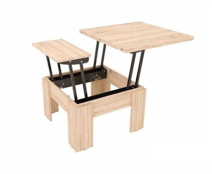 Стол трансформер бежевого цвета в идеальном состоянии