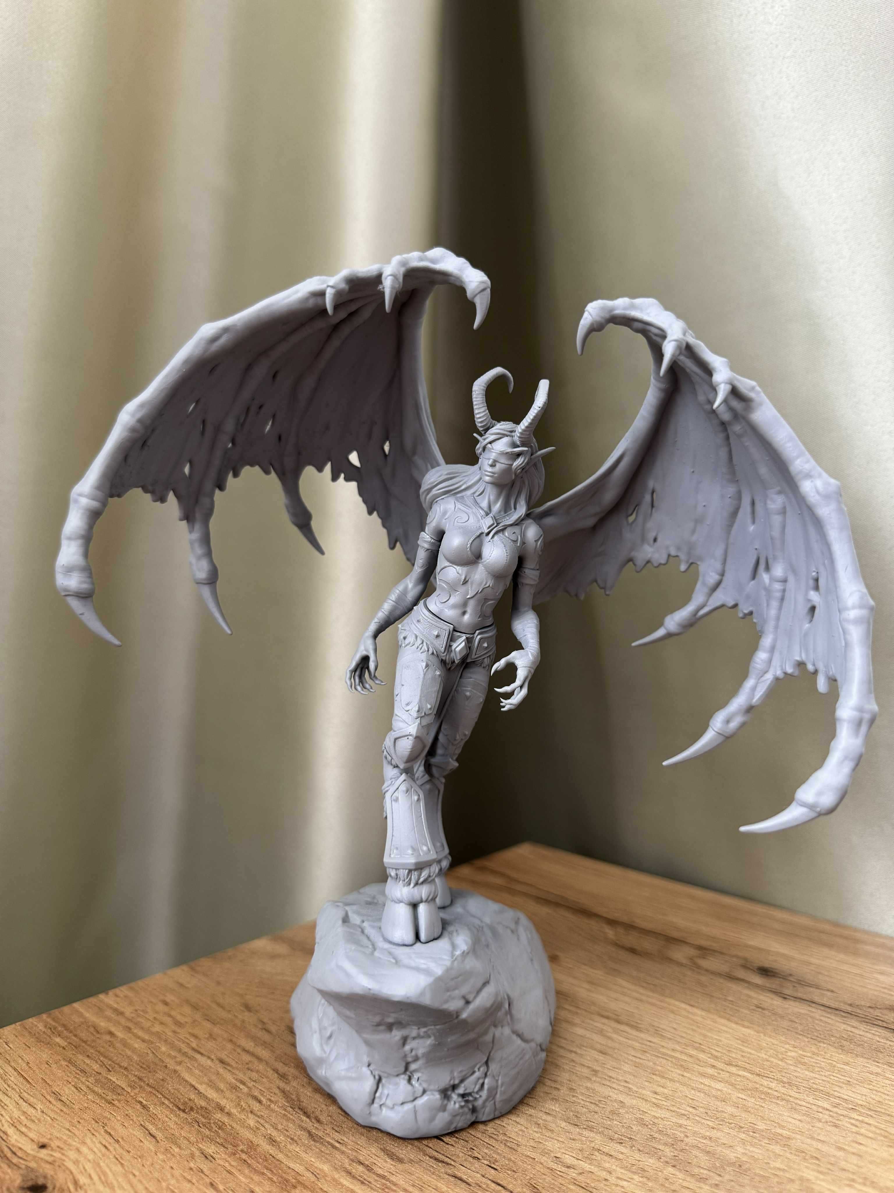 3D статуетка на Demon Hunter от World of Warcraft!