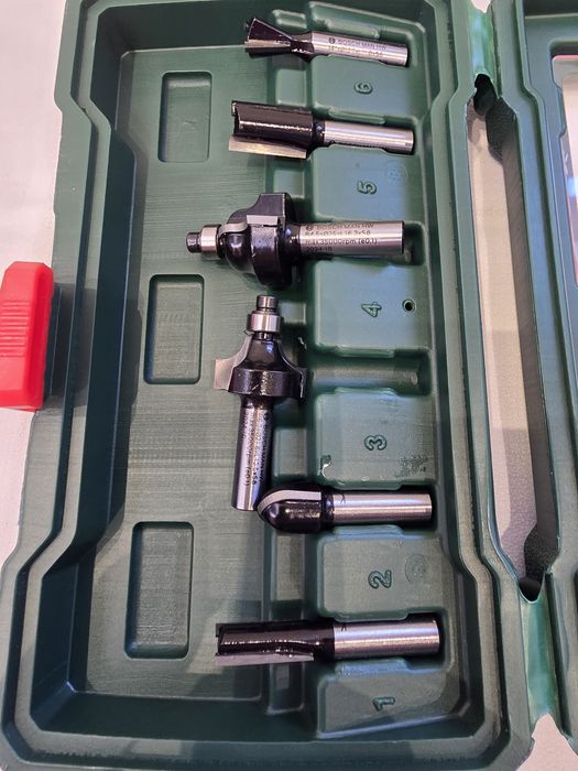 Set 6 freze Bosch/ tija 8 mm