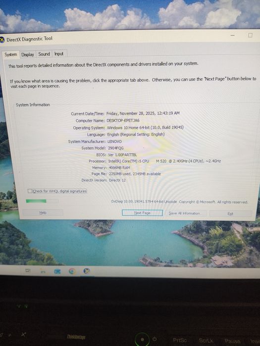 Laptop Lenovo T410s , i5
