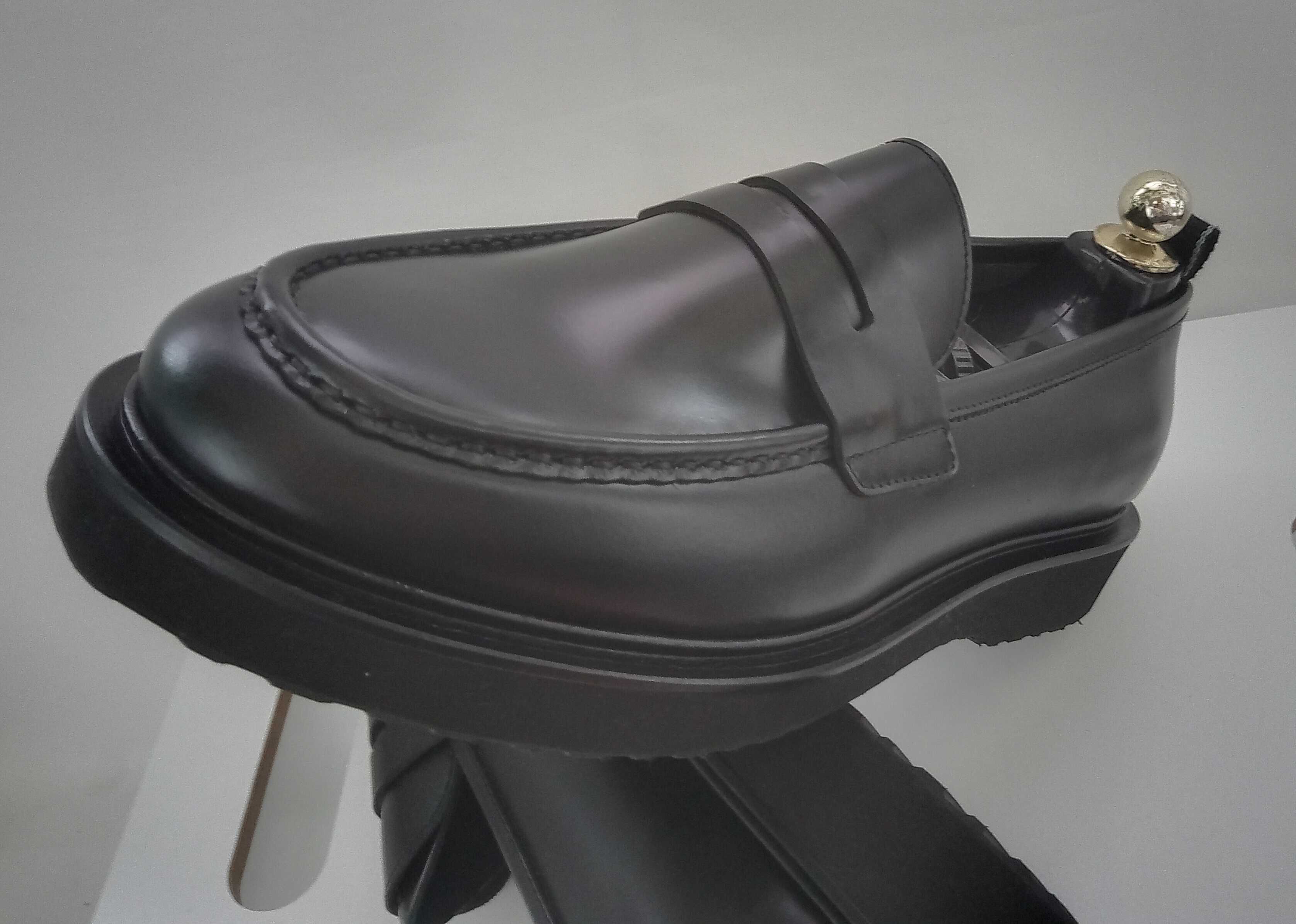 Pantofi loafer 42 penny premium Shoe The Bear NOI piele naturala moale