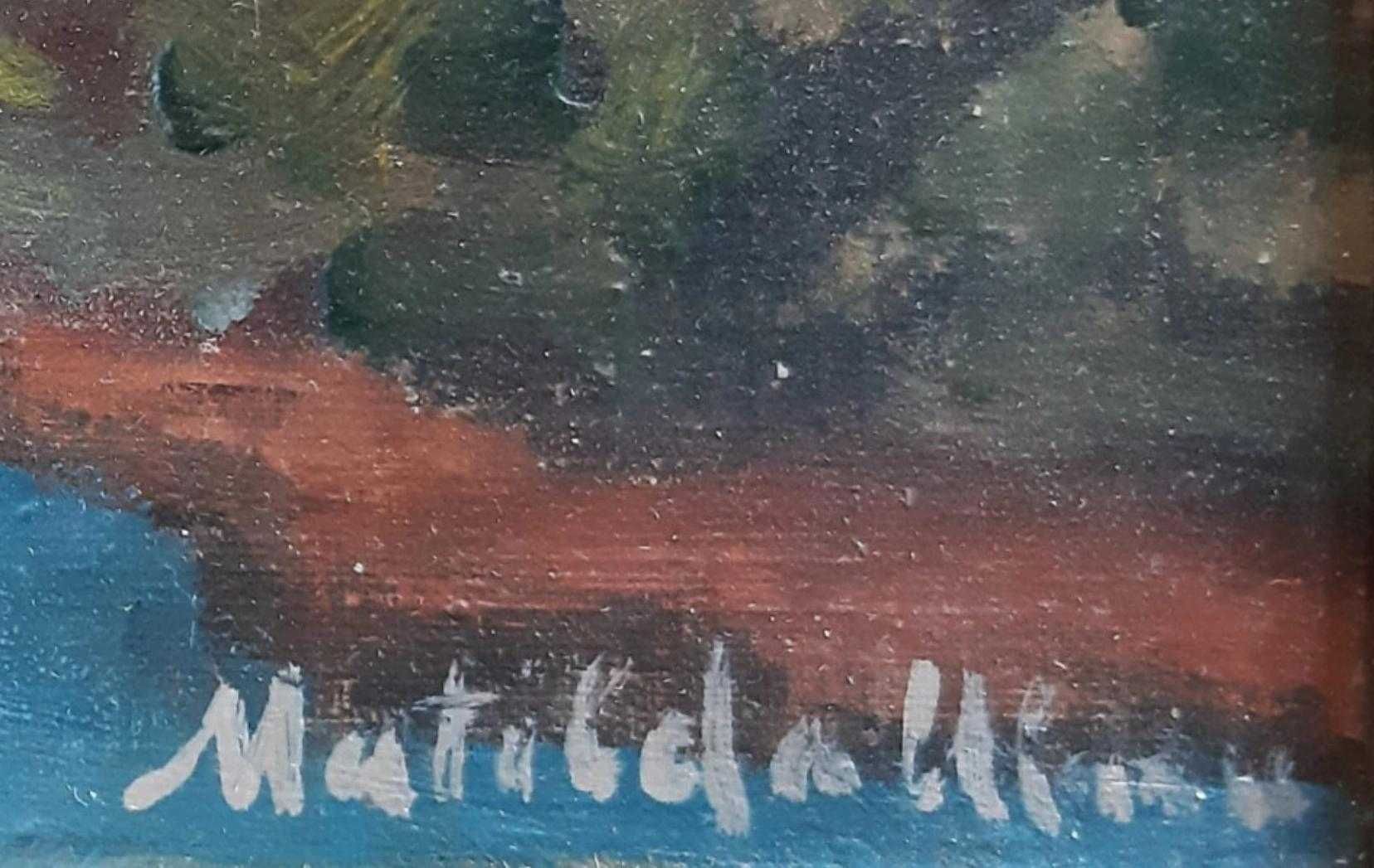 Matilda Ulmu, Ulei pe carton, Semnat, Dimensiuni 26 × 32 cm