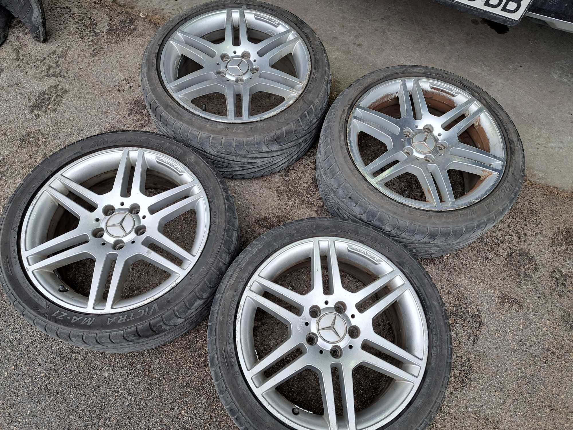 5x112/17 AMG с гуми Спорт Пакет Мерцедес C E class Mercedes W204