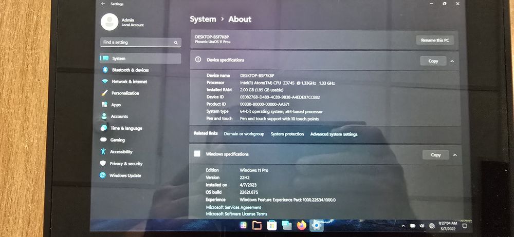 Таблет, 10" с процесор на Intel, модел Zebra ET50PT
