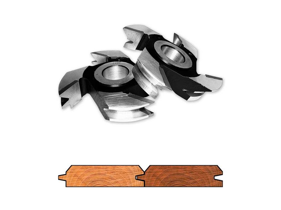 Set Freze pentru Lambriu Profil Oblic 14 - 20 mm - 14.22.8UC HSS