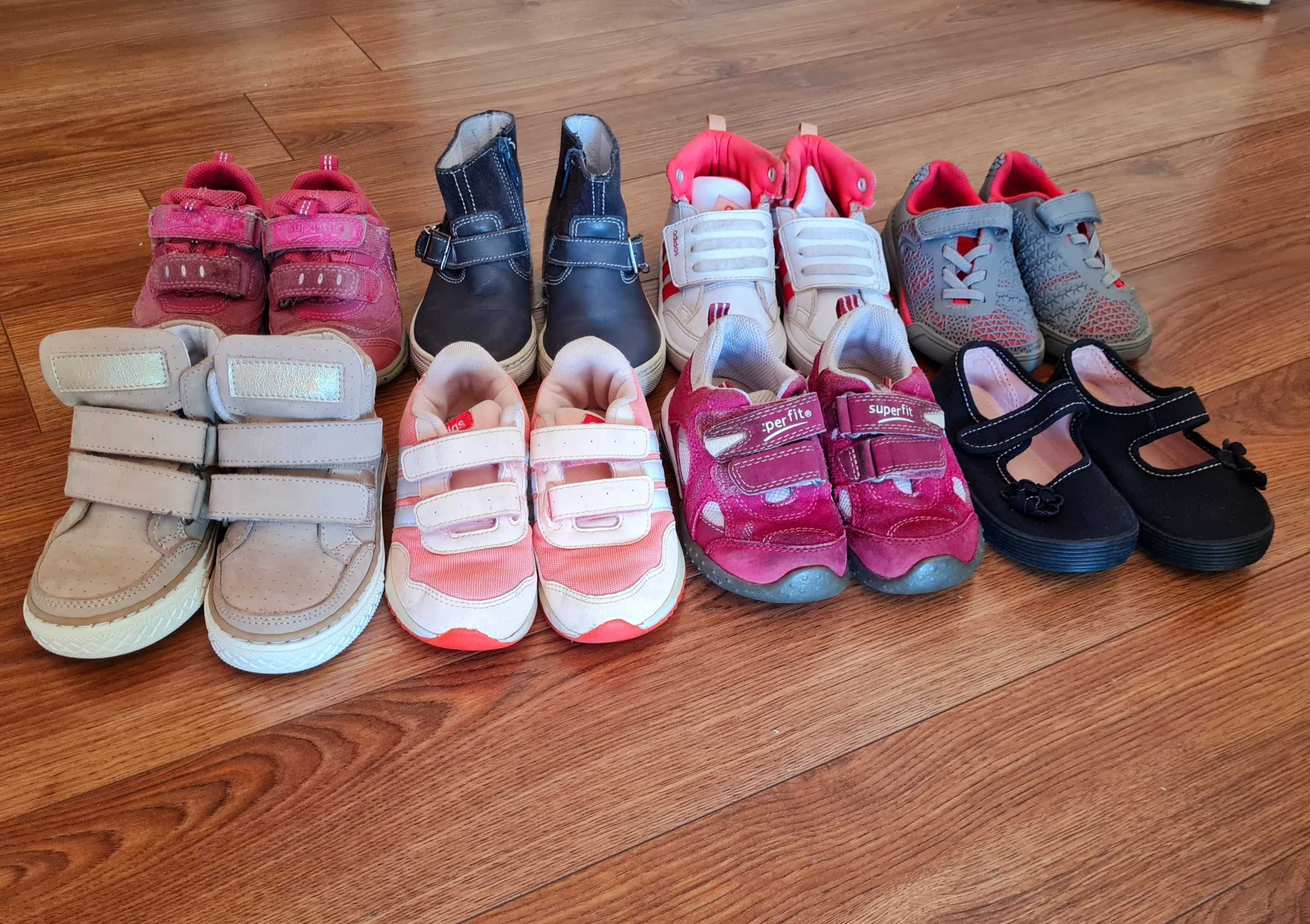 Pantofi ghete fete marime 24-25 ca noi Adidas Superfit Clarks Melania