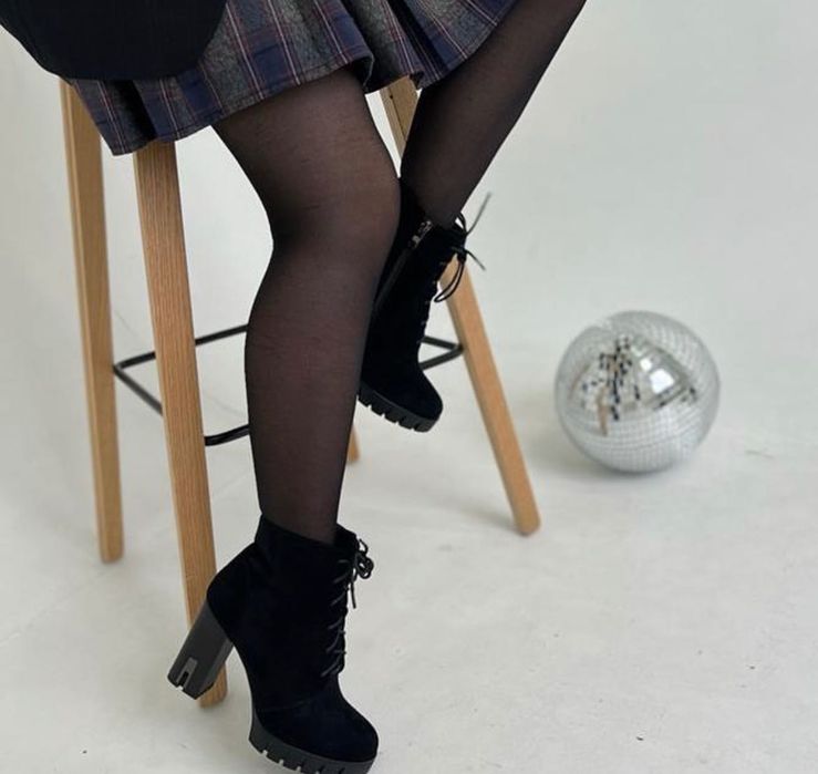 обувь зимние ботильоны