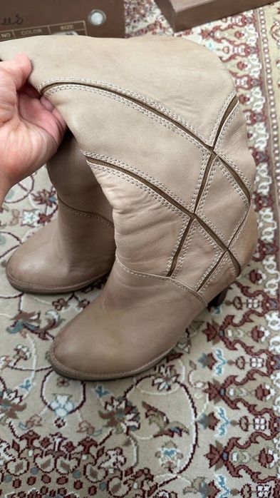 Сапоги кожание качество супер