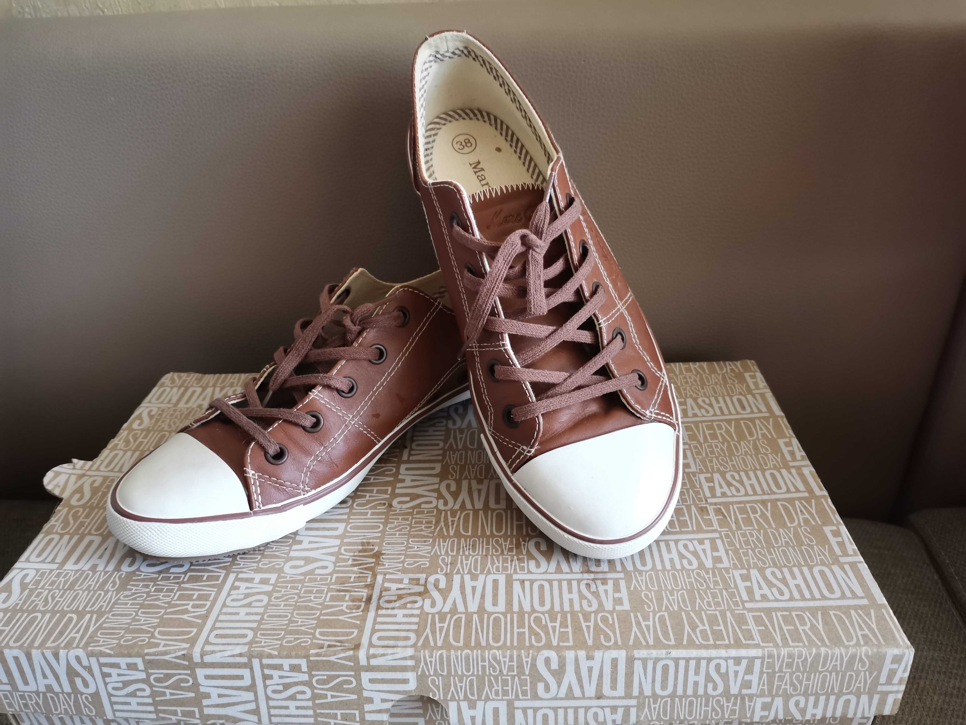 ZARA, Reebok и други, естествена кожа,