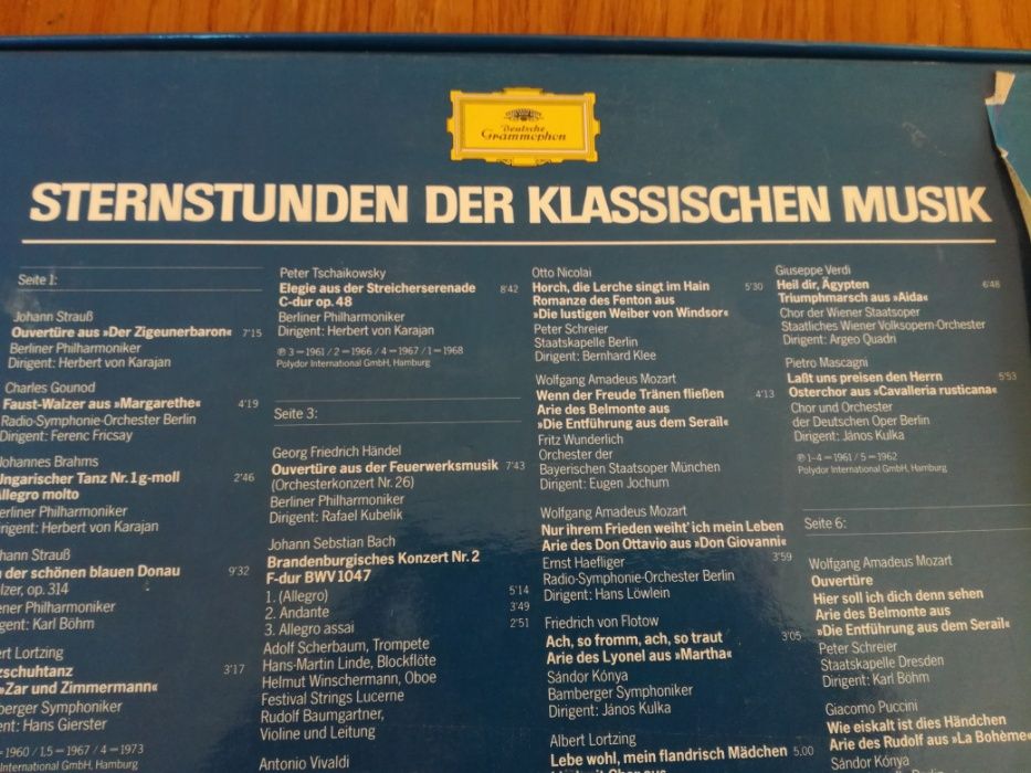 Vinil/vinil -Clasica - Karajan-Bohm-Janowitz-Oistrach-Kleiber-Schreier