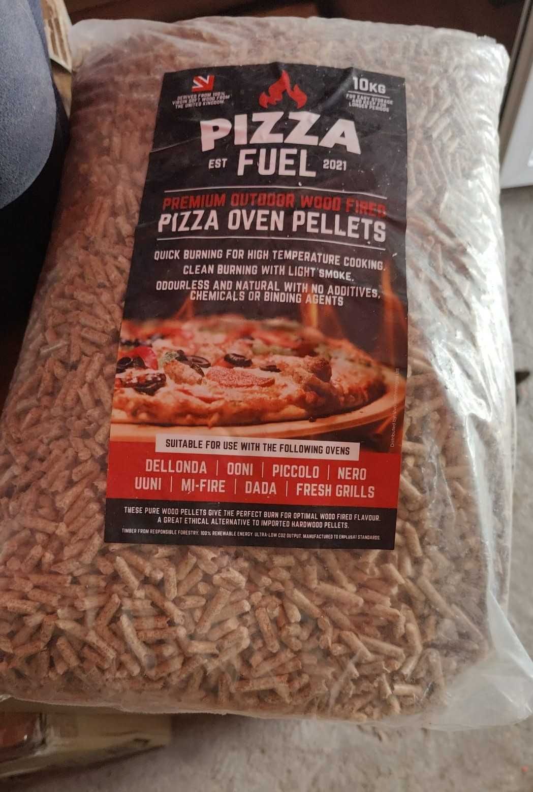 Peleti din lemn pentru cuptor de pizza 10 kg