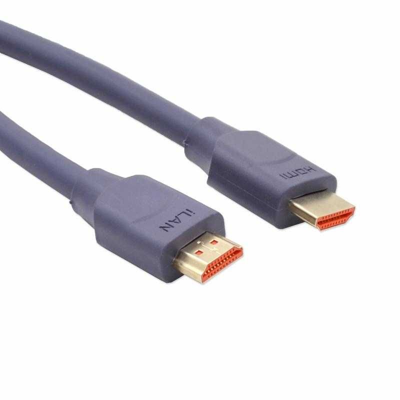 Кабель HDMI M - HDMI M Lux iLAN 3м, v2.0 4K медь новый в упаковке.